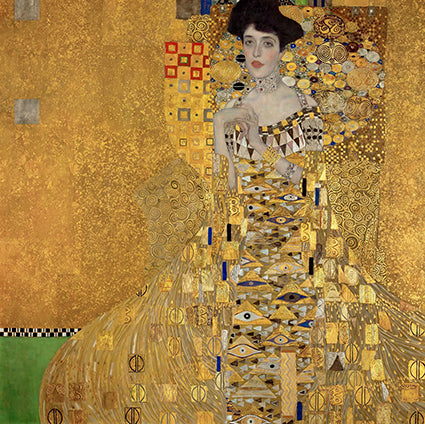 Portrait of Adele Bloch Bauer by Gustav Klimt 14x14cm Greetings Card 