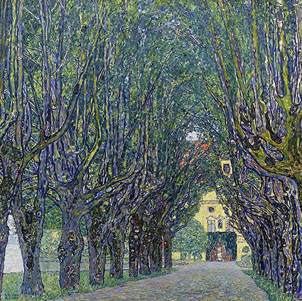 Gustav Klimt: Avenue in the Park of Schloss Kammer 14x14cm Greetings Card 