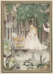 Kay Nielson, Illustration, Enchanted, Medieval, Fantasy Art Print Poster 50x70cm