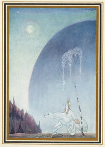 Kay Nielson, Illustration, Enchanted, Medieval, Fantasy, White Bear Art Print Poster 50x70cm