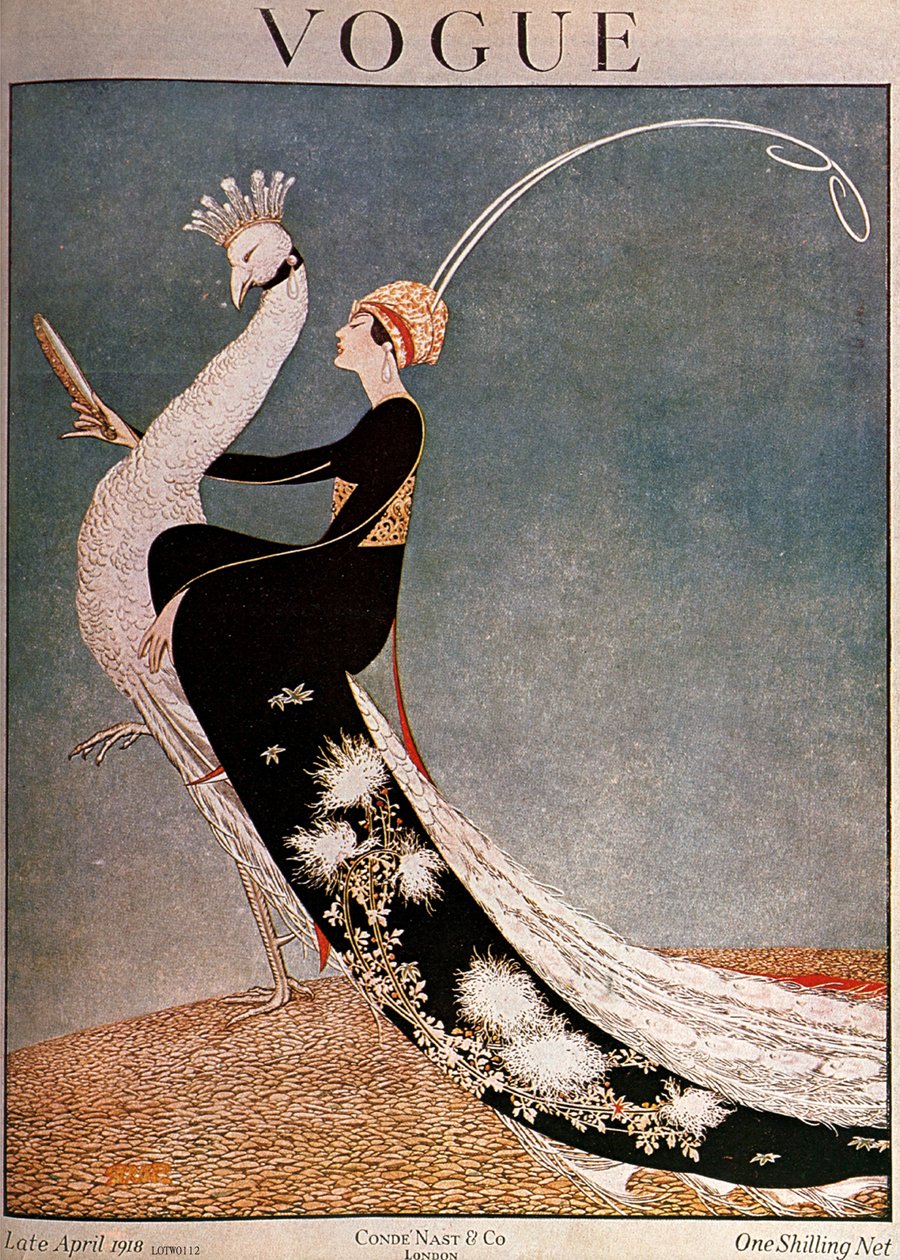 Vintage Vogue 1918 50x70cm Art Print 