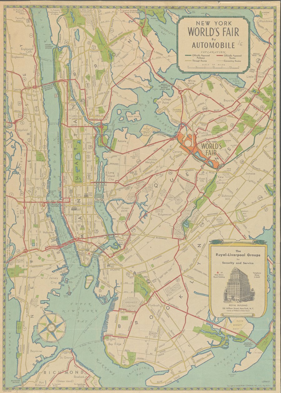 New York Subway Map 50x70cm Art Print