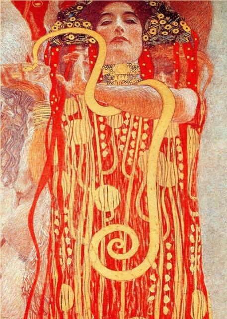 Gustav Klimt Hygieia 50x70cm Art Print 