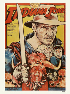 Indiana Jones temple of doom Movie Poster Art Print 40x30cm