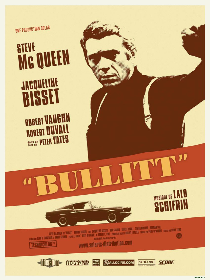 Bullit 30x40cm Art Print Poster