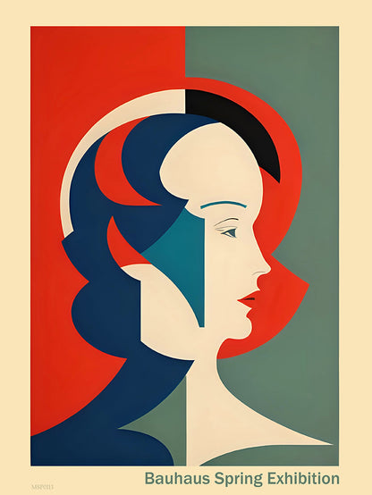Bauhaus Vintage Spring Exhibition Art Print 30x40cm 