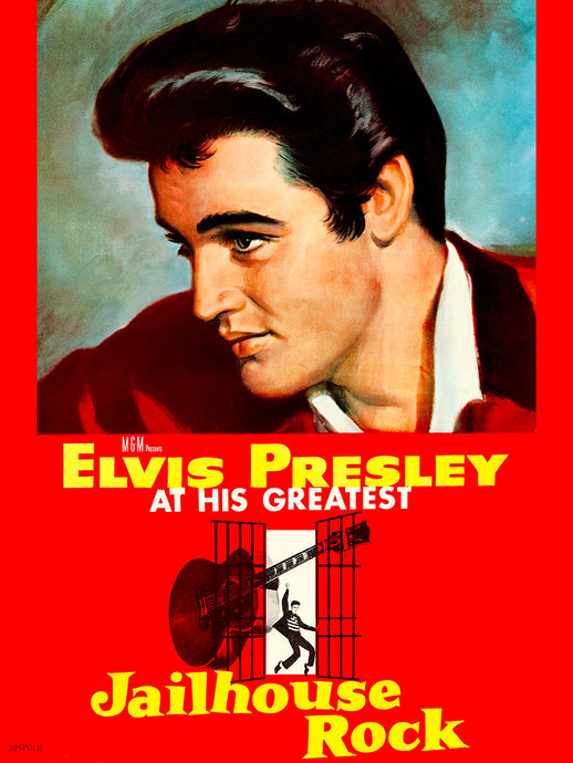Elvis PresleyJail House Rock Poster 30x40cm Art Print