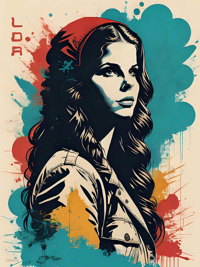 Lana Del Rey Inspired by Andre Ibanez 30x40cm Art Print Poster 