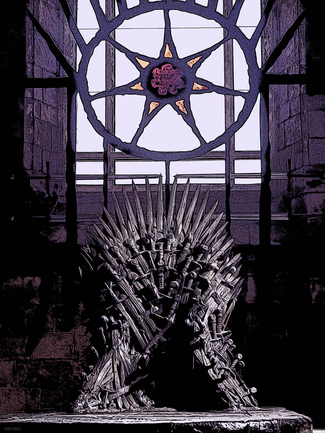 Iron Throne - Game of therones Poster Art Print 30x40cm