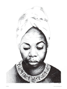 Nina Simone Poster Art Print 30x40cm