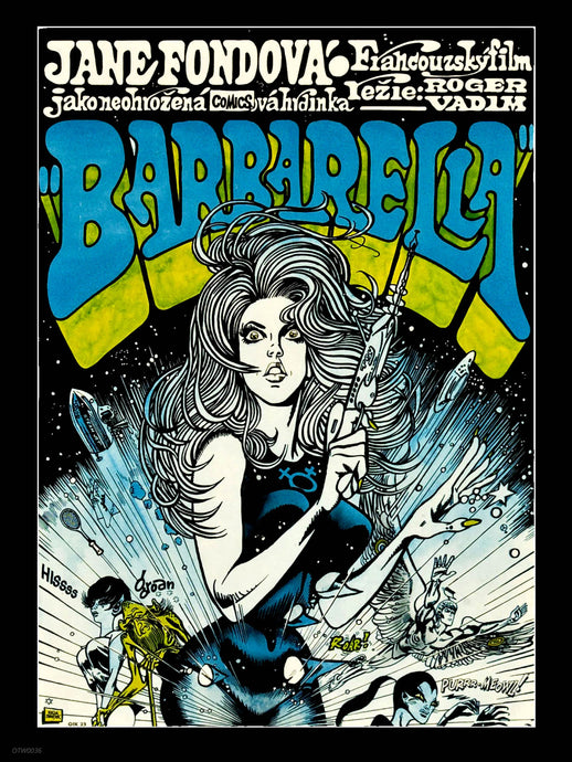 Barbarella Poster Art Print 30x40cm