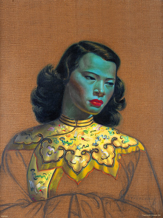 Vladimir Tretchikoff Chiniese Girl Art Print Poster 30x40cm