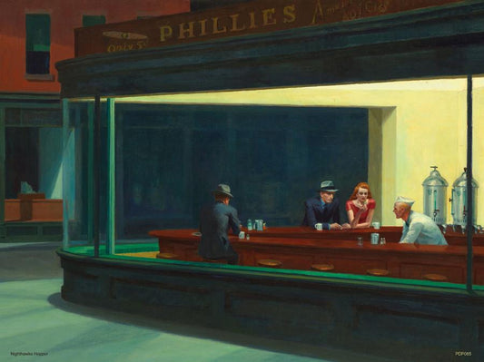 Edward Hopper Nighthawks Art Print Poster 30x40cm