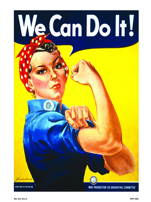 We Can Do It War propoganda 30x40cm Art Poster Print