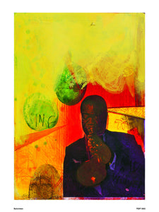 Louis Armstrong "Satchmo" 30x40cm Art Poster Print