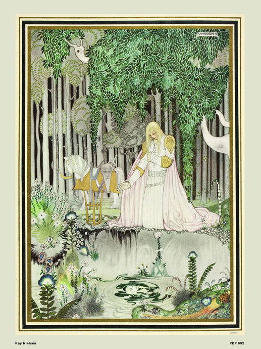 Kay Nielsen The Lassie and the Godmother 30x40cm Art Poster Print