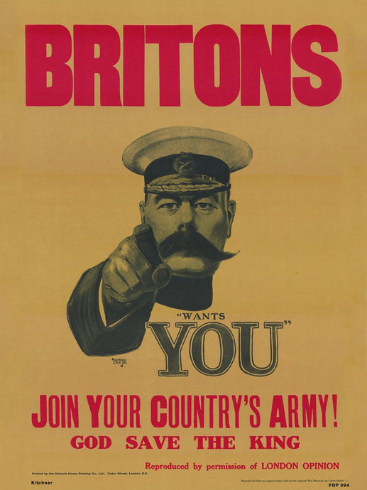 Kitchner, Briton Needs You, Vintage Army Poster, We Want You Art Print Poster 50x70cm