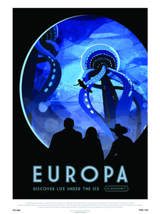 Europa Nasa Space exploration 30x40cm Art Poster Print