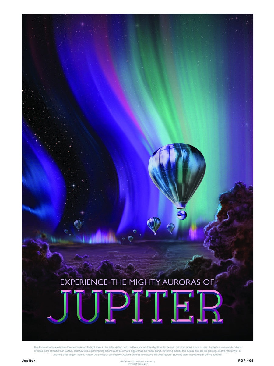 Jupiter Nasa Space exploration 30x40cm Art Poster Print