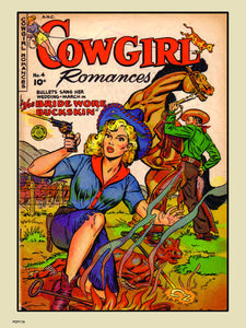 Cowgirl Romances No4 Comic Poster Art Print 30x40cm