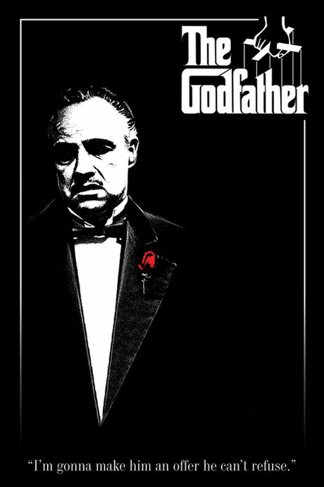 The Godfather (Red Rose) Poster 61x91.cm