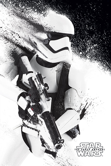 STAR WARS EPVII (STORMTROOPER PAINT) 61x91.5cm Poster