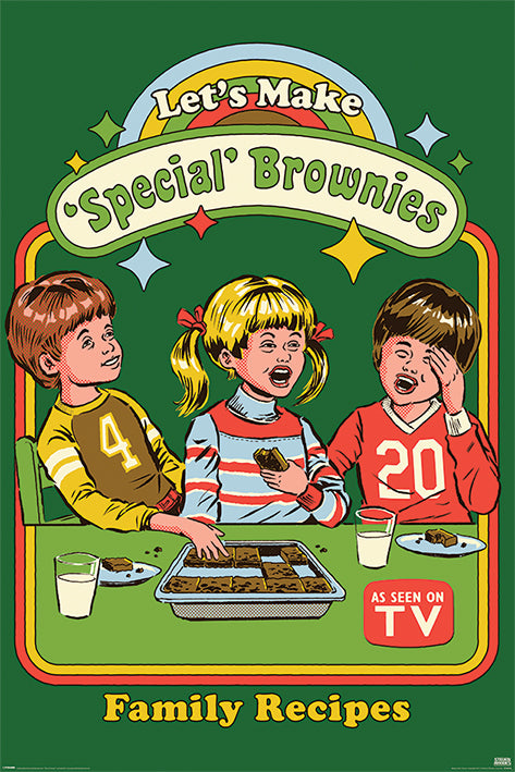 Special brownies by Steven Rhodes Poster  61x91.cm