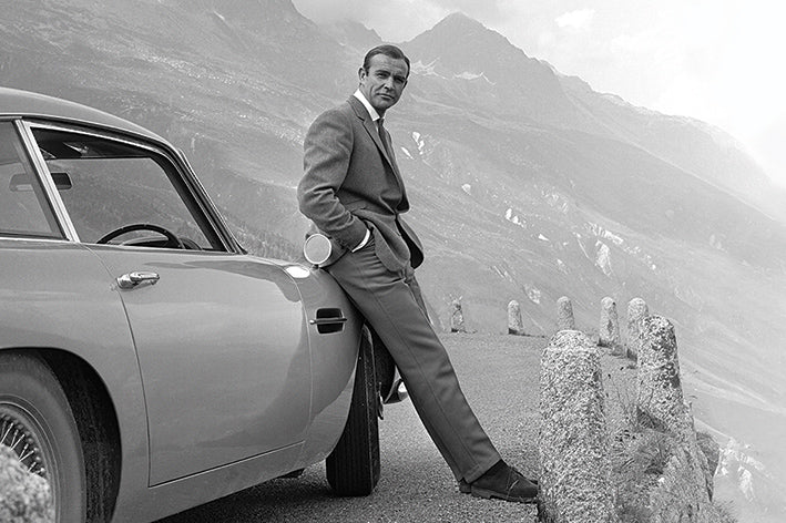 James Bond (Connery & Aston Martin) Poster 61x91.5cm