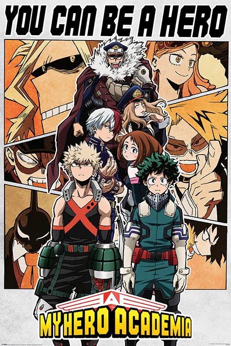 MY HERO ACADEMIA (BE A HERO) MAXI POSTER 61x91.cm