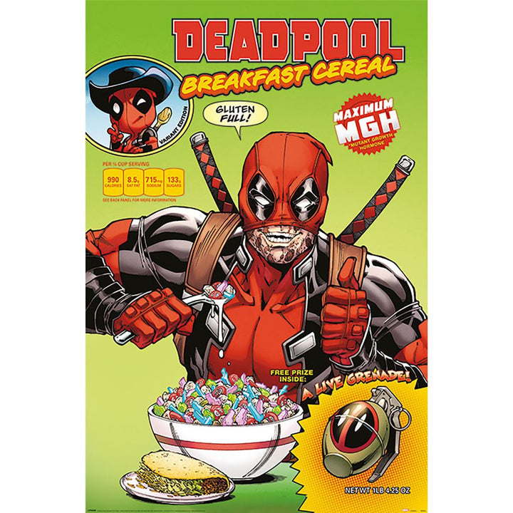 Deadpool (Cereal) poster 61 x 91.5cm