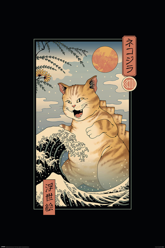 VINCENT TRINIDAD (CATZILLA UKIYOE) MAXI POSTER 61x91.cm