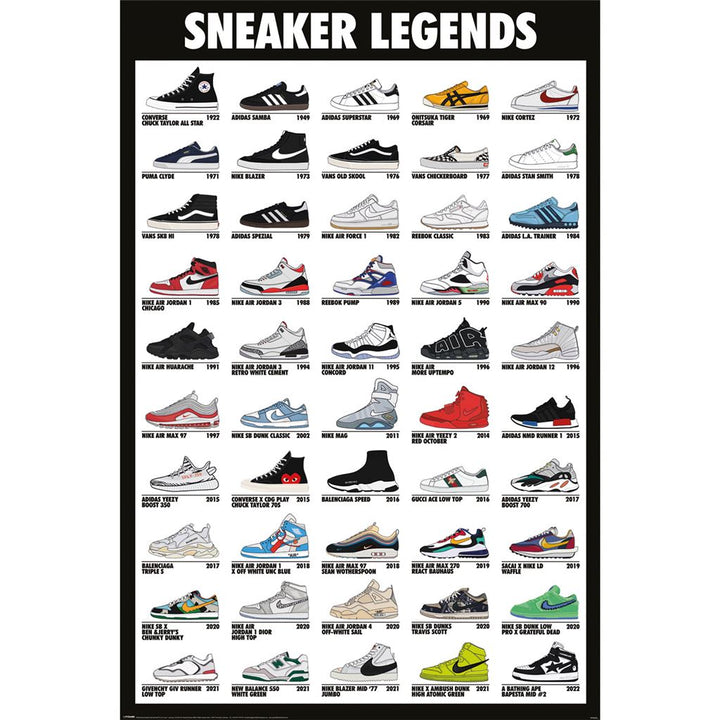 Sneaker Legends maxi poster 61 x 91.5cm