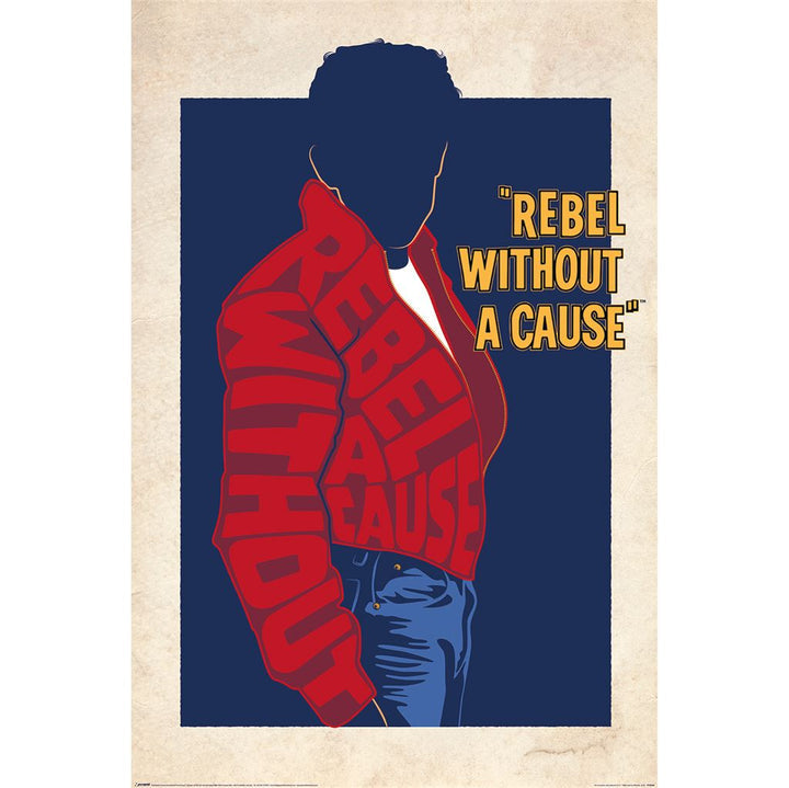 Warner Bros. 100 Art Of The 100th (Rebel Without A Cause) maxi poster 61 x 91.5cm