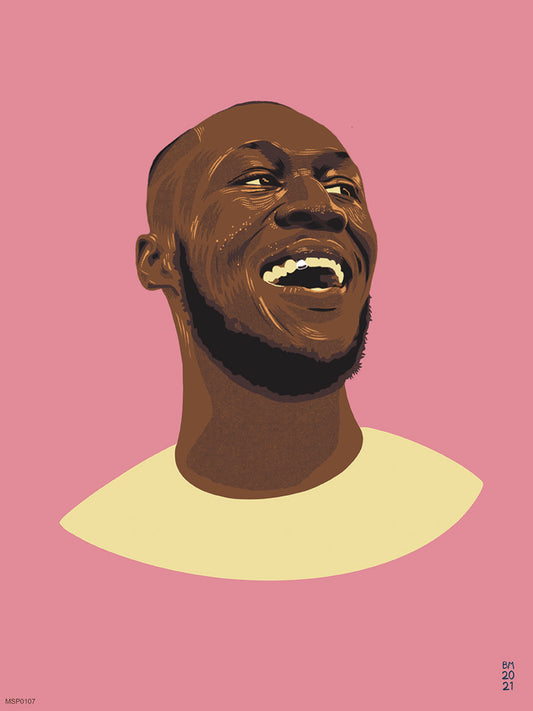 Stormzy Art Print Poster by Becky Mann 30x40cm