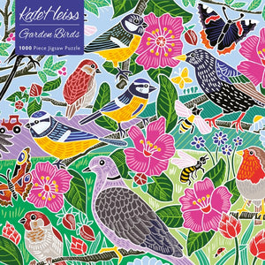 Kate Heiss: Garden Birds 1000 Piece Jigsaw