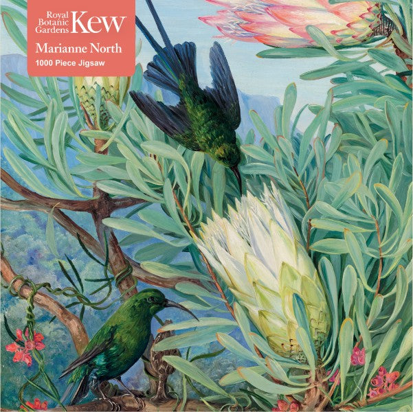 Kew Gardens' Marianne North: Honeyflowers and Honeysuckers 1000 Piece Jigsaw