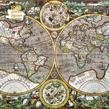 Load image into Gallery viewer, World Map 1607 by Pieter van der Keere 1000 Piece Jigsaw
