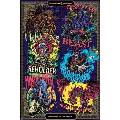Dungeons and Dragons (Monsters of the Realm) maxi poster 61 x 91.5cm