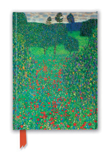 Gustav Klimt: Poppy Field Foiled Lined A5 Notepad
