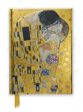 Load image into Gallery viewer, Gustav Klimt: The Kiss Foiled Lined A5 Notepad 
