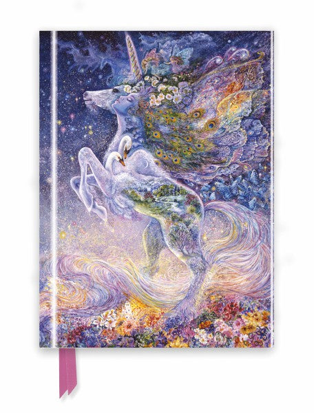 Josephine Wall: Soul of a Unicorn Foiled Lined A5 Notepad