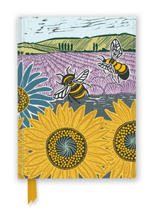 Kate Heiss: Sunflower Fields (Foiled Journal) Lined A5 Notepad