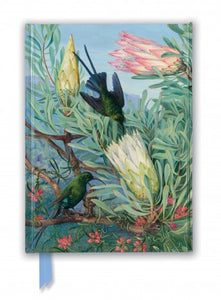 Kew Gardens' Marianne North: Honeyflowers and Honeysuckers Foiled Lined A5 Notepad 