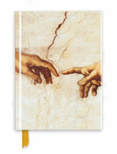 Load image into Gallery viewer, Michelangelo: Creation Hands Foiled Lined A5 Notepad 
