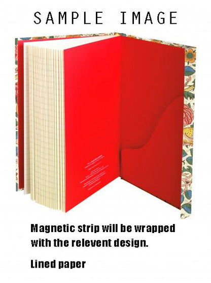 Chen Chun: Garden Flowers Foiled Lined A5 Notepad