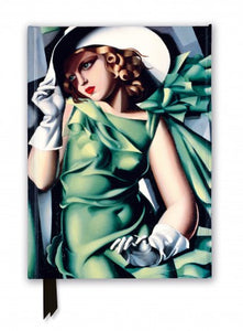 Tamara de Lempicka: Young Lady with Gloves, 1930 Foiled Lined A5 Notepad 