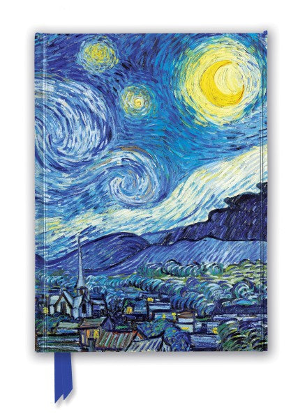 Vincent van Gogh: Starry Night Foiled Lined A5 Notepad